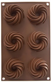 Formă de copt pentru mini-prăjiturele Bundt din silicon 17x28 cm – Orion