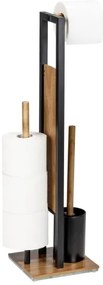 WENKO 25784100 - Set WC RIVALTA 18 x 70 cm, maro/negru