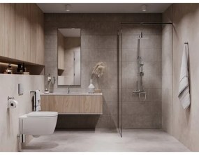 Set de duș cu baterie termostatică Novaservis METALIA ECO crom lucios