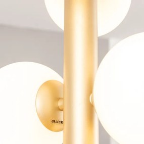 Lustră LED pe cablu Brilagi MILLA 6xG9/3W/230V auriu/alb