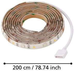 Eglo 97927 - Bandă LED RGB flexibilă dimabilă FLEX LED/10W/230V IP20 2m