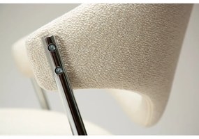 Scaun de dining crem tapițat Zone – DAN-FORM Denmark