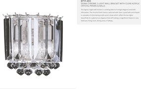 Aplica de perete moderna design elegant Sigma 6711-2CC SRT
