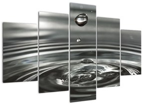 Tablou - Picături de apă (150x105 cm)