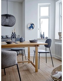 Scaun de dining negru Monza - Bloomingville