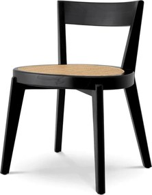 Scaun LUX design clasic Alvear negru, ratan