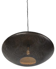 Lampă suspendată orientală neagră cu auriu 60 cm - Radiance