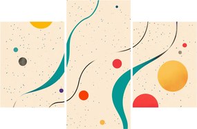 Tablou - Ilustrație colorată minimalistă (90x60 cm)