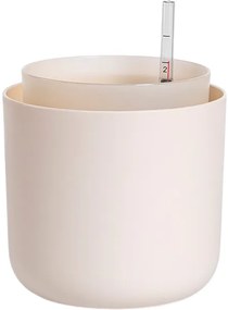 Ghiveci cu auto-irigare Plastia Tolita, bej, diam. 16 cm, diam. 16 cm