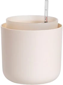 Ghiveci cu auto-irigare Plastia Tolita, bej, diam. 16 cm, diam. 16 cm