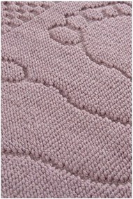 Covor baie Carrisma Mento, 70 x 50 cm, roz