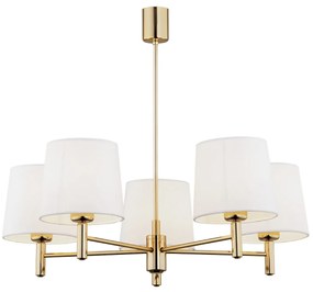 Candelabru modern design elegant PONTE 5L crem