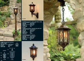 Aplica iluminat exterior din fier forjat, WL 3474