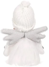 Decorațiuni de Crăciun Înger cu inimă, înălțime 41cm, alb