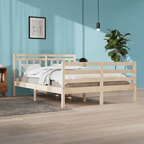 3105325 vidaXL Cadru de pat, 160x200 cm, lemn masiv