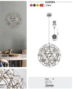 Lustra suspendata LED design modern Eudora