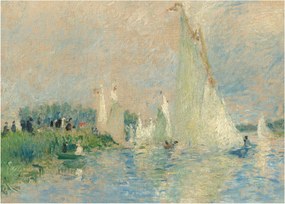 Tablou - Auguste Renoir, Regatta at Argenteuil, reproducere (70x50 cm)