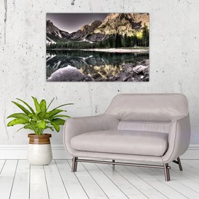 Tablou cu lac montan (90x60 cm)