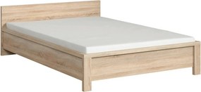 Cadru pat KASPIAN 140x200, stejar sonoma, PAL laminat