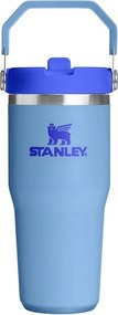 Termos albastru din oțel inoxidabil 410 ml IceFlow™ Flip Straw 2.0 Tumbler Blue Sky – Stanley