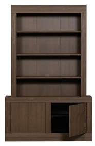 Bibliotecă maro din lemn de pin 146x230 cm Yumi – BePureHome