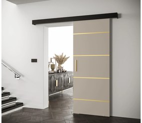 Uși culisante 80 cm Slavdro 4 (cashmir + negru mat). 1108837