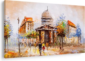 Tablou - Monument de oraș pictat (90x60 cm)