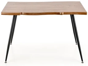 Masa dining Lemn Natural / Negru, IBSEN 120X80
