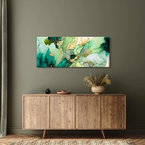 Tablou - Abstractizare verde (120x50 cm)