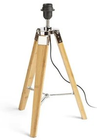 Piedestal ALVIS baza de masa bambus/crom 230V E27 28W