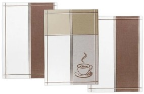 Bellatex Șervețel de bucătărie Espresso, 50 x 70 cm, set de 3 bucăți