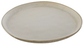 Farfurie intinsa Lolly din ceramica bej, 27.5 cm