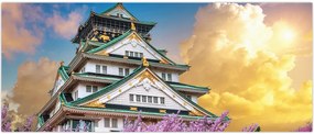 Tablou - Castelul Osaka (120x50 cm)