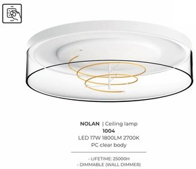 Plafoniera LED moderna NOLAN