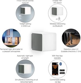 Steinel 055516 - LED Lampă exterior cu senzor L 835 LED/9,5W/230V IP44