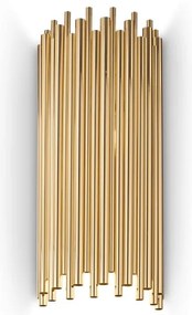 Aplica din metal design clasic PAN AP2, auriu 208794
