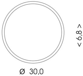 Plafonieră LED Ecolite WMAT300-15W/BI MARTIN LED/15W/230V IP65 alb