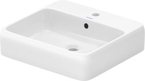 Duravit Qatego lavoar 50x47 cm dreptunghiular de blat alb 2385502027