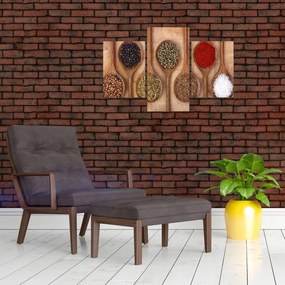 Tablou - condimente și linguri (90x60 cm)