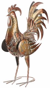 Decorație metalică pentru grădină Cocos, cupru,39 x 16 x 53 cm