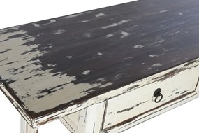 Consola din lemn masiv cu finisaj vintage, Creamy