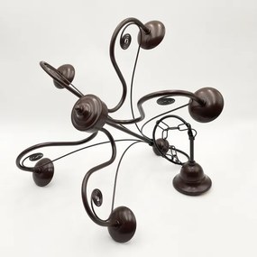 Lustră pe lanț Brilagi COTTAGE 5xG9/40W/230V maro/alb