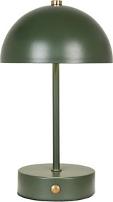 Veioză verde-închis LED cu abajur din metal (înălțime 25 cm) Holt – House Nordic