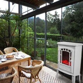 Deuba Semineu electric cu incalzire 2000W - alb