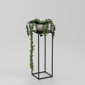 Suport de flori 70x24 cm negru