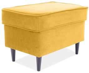 Scaun Ron Velvet, galben