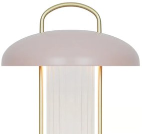 Nordlux - Lampă de birou tactilă LED reîncărcabilă MIRANO, dimabilă, 3W/3,7V, roz