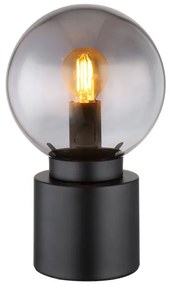 Veioza, lampa de masa design modern Marka negru, fumuriu