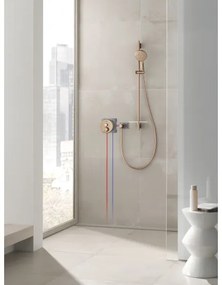GROHE 26574DL0 - Pară de duș RAINSHOWER SMARTACTIVE 130 mm, finisaj cupru
