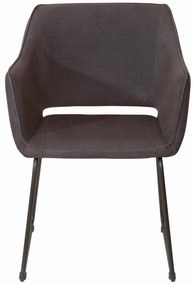 Set 2 scaune tapitate Sit&amp;Chairs Tom Tailor gri inchis